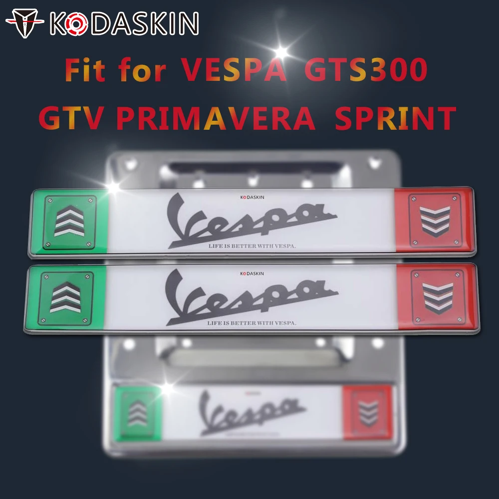 KODASKIN эмблемы логотипы мотоциклетные наклейки для VESPA GTS300 GTV|Наклейки и стикеры| |