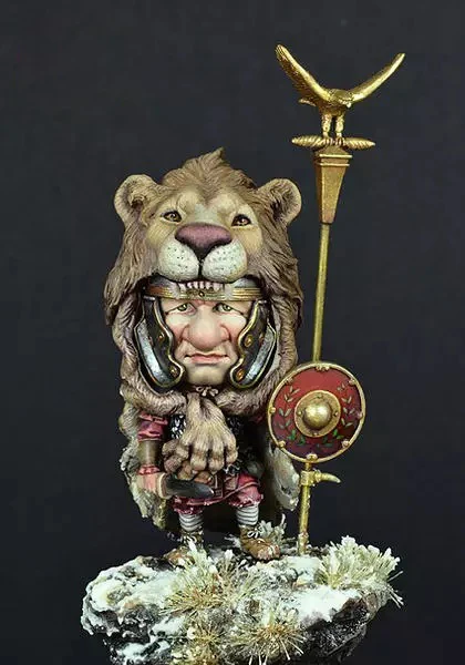 54 мм SD Q Edition Rome Guard Resin Soldier + терраса NP-003 | Игрушки и хобби