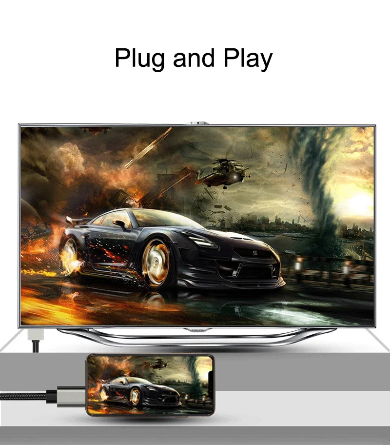 iOS Телефон HDMI кабель HD tv USB AV адаптер Аудио Видео конвейер Шнур для iPhone 5 6 7 8 Plus X XS MAX XR iPad подключение к телевизору