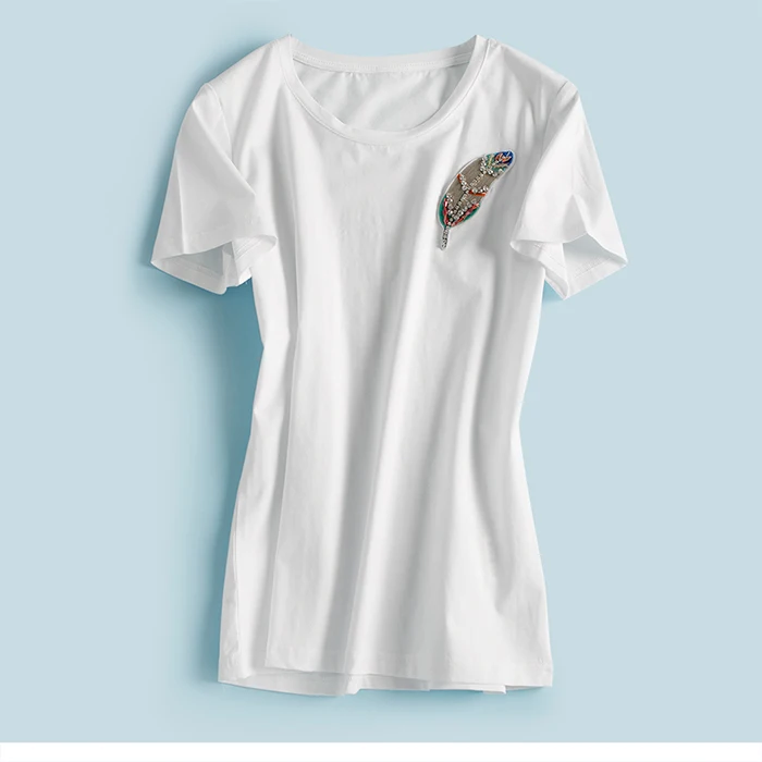 Футболка женская весенне летняя с коротким рукавом и блестками|sexy top|women brand topbrand
