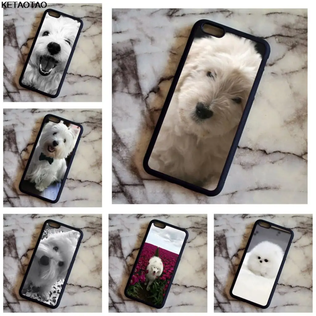 KETAOTAO милые чехлы для телефонов с изображением собаки Уэста Хайленда Samsung galaxy S3 4 5 6