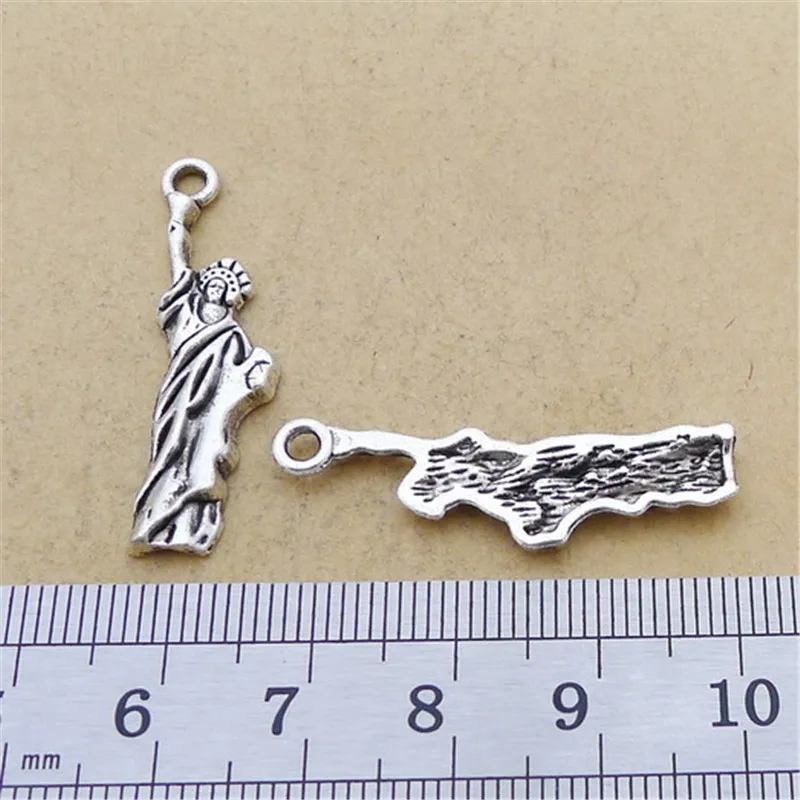 Амулеты из цинкового сплава 30 Дюймов 10 х34 мм 1 5 г|statue of liberty charm|zinc alloypendants for bracelets |