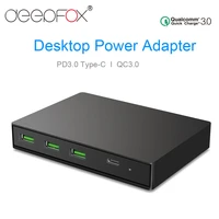 3 port usb 3 1 quick charge fast charger pd3 0 type c qc3 0 power adapter for macbook iphone tablet