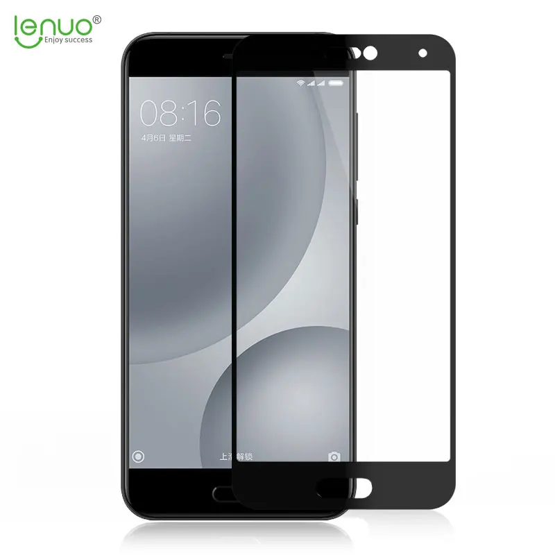 Lenuo Tempered Glass Film for Xiaomi 5c Soft Edge Screen Protector Mi Full Cover Anti-Burst Protective | Мобильные телефоны и
