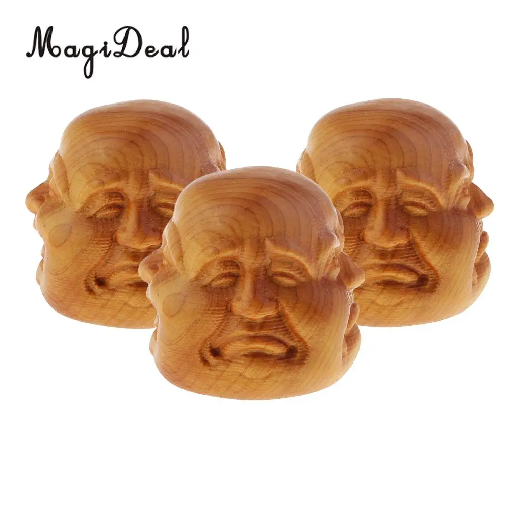 3 шт ручной резной деревянные украшения статуя Будды Дома Офиса