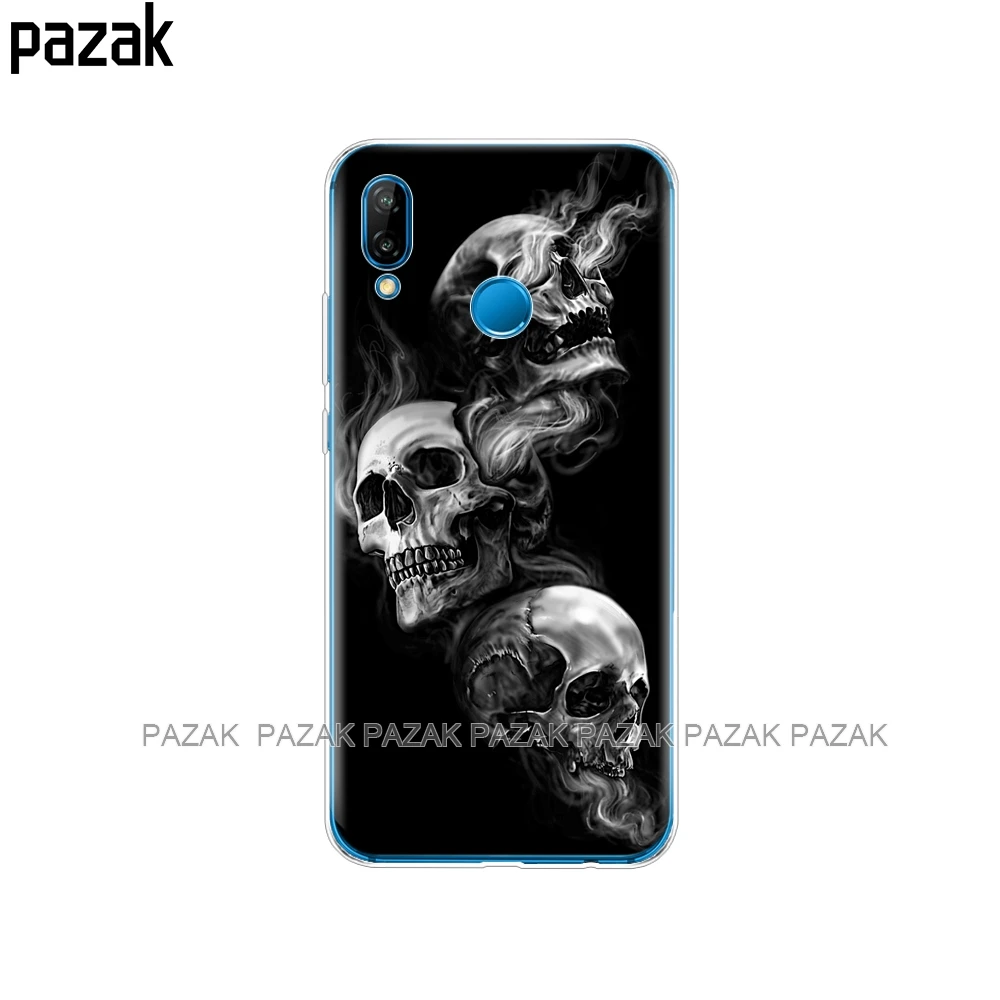 61371 Силиконовый чехол для 5,8" huawei p 20 Lite huawei p 20 pro Чехол для huawei p 20 задняя крышка для телефона мягкий защитный прозрачный чехол из ТПУ - Цвет: 61371
