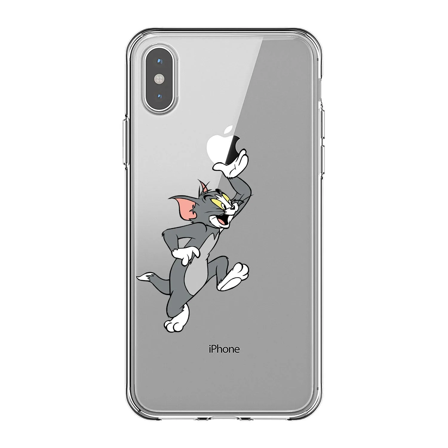 TPU Droll Tom and jerry hug логотип модный ТПУ Мягкий силиконовый чехол для телефона для iphone 11 Pro MAX 5 5S SE 6 6S Plus 7 8 Plus X10 XR XS MAX - Цвет: TPU