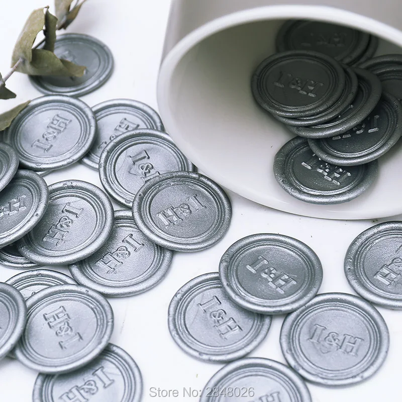 Индивидуальные инициалы наклейка для воска свадебная печать вечерние наклейки |