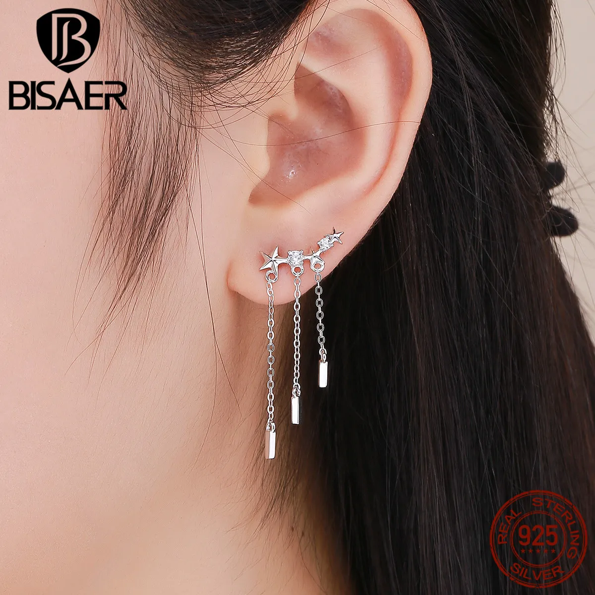 Серьги подвески из серебра 925 пробы с кисточками|Серьги-подвески| |