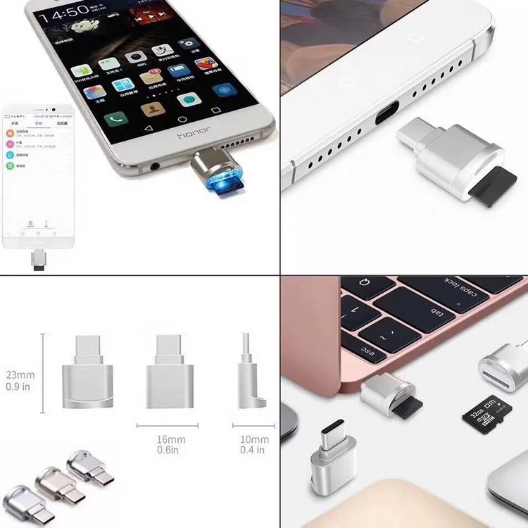 USB 3 1 Type C Micro SD TF кардридер OTG адаптер для Samsung Galaxy S8 высокоскоростные
