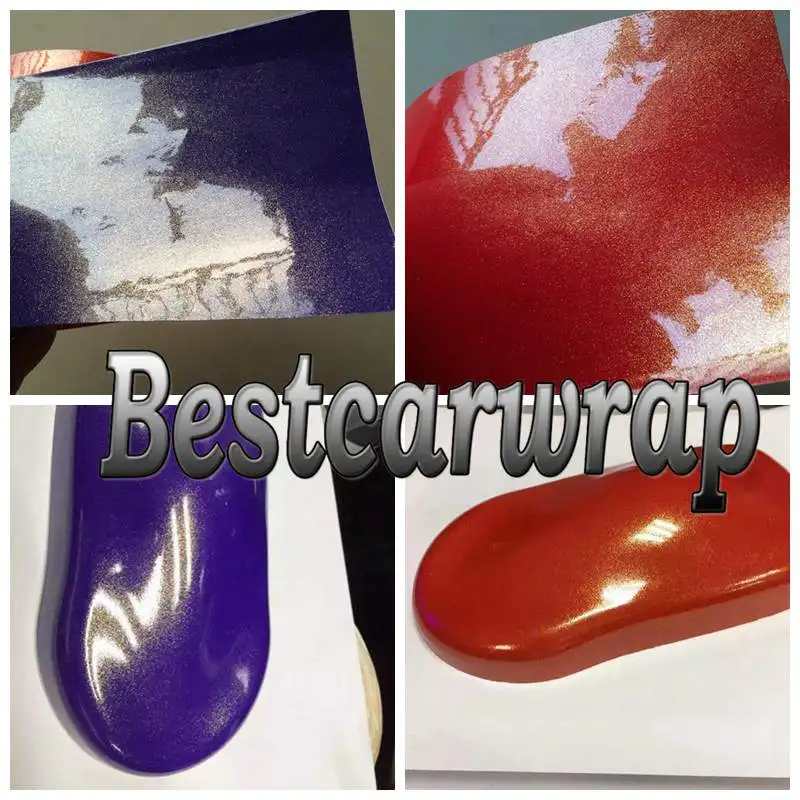 Глянцевая блестящая виниловая переключатель оранжевого и золотого цвета для