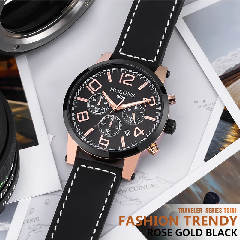 Часы мужские из розового золота 2019 пробы креативные|watch brand|watch forwatches for men |