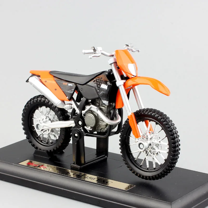 Maisto 1:18 миниатюрные весы KTM 450 EXC мотоцикл грязи гоночные транспортные средства литье под давлением модель игрушки гоночные миниатюрные хобби коллекторы
