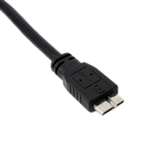 Черный двойной USB-кабель A-Micro-B 3 0 Y для Samsung Galaxy S5 Note USB-концентратор | Компьютеры и