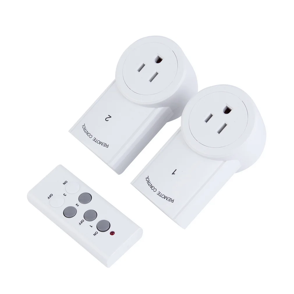 Новый 2 шт розетки с дистанционным управлением беспроводной переключатель США