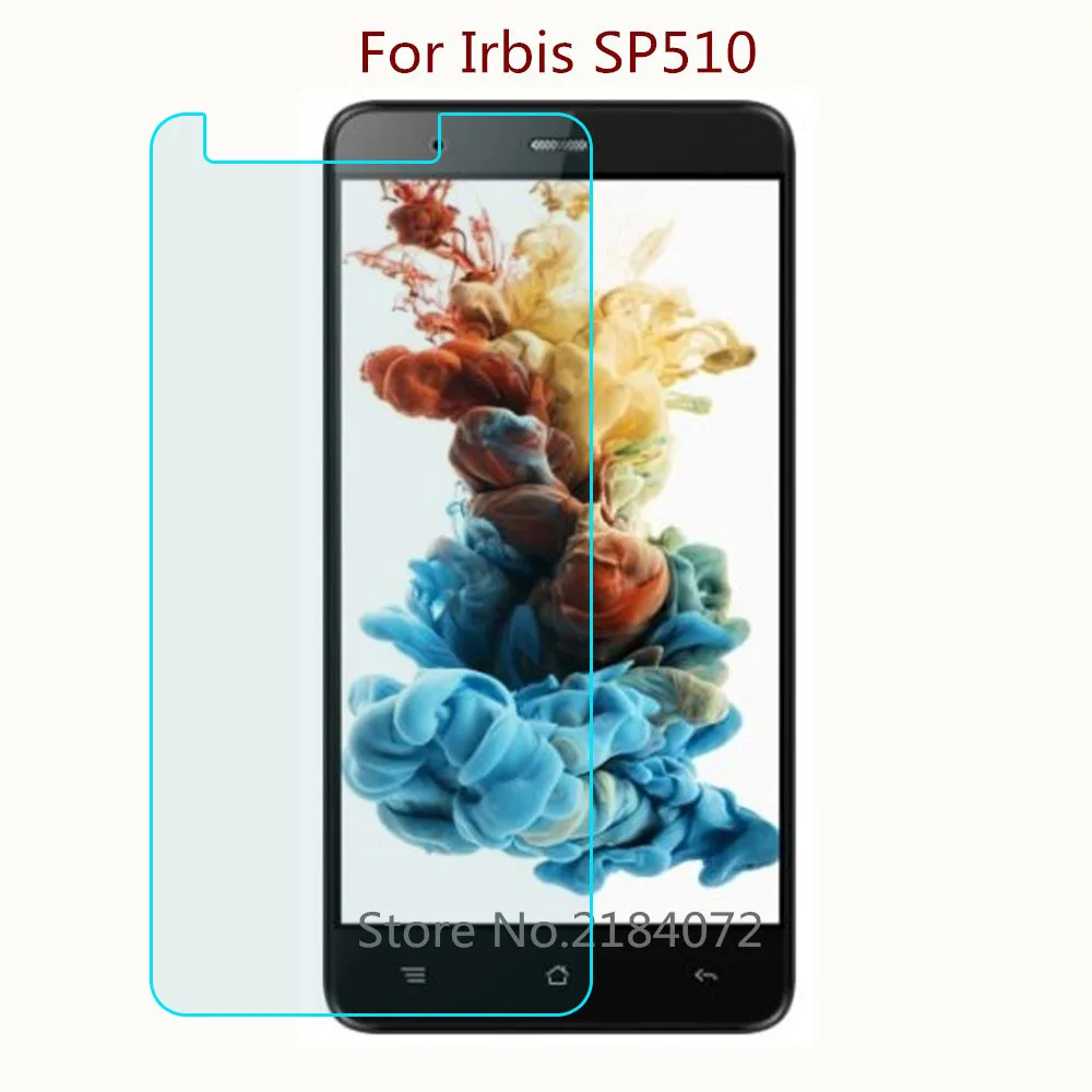 9H 2.5D Защитное стекло для экрана Irbis SP510 закаленное смартфона Передняя пленка