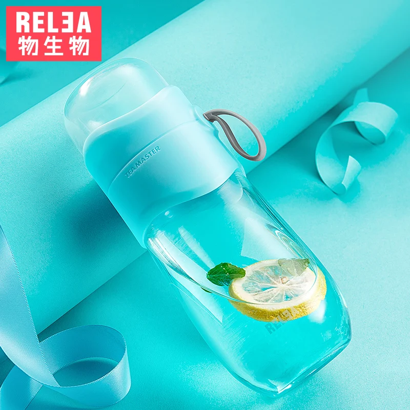 Бутылка с сеточкой для заваривания чая 2 штуки стеклянный пластиковый обработчик