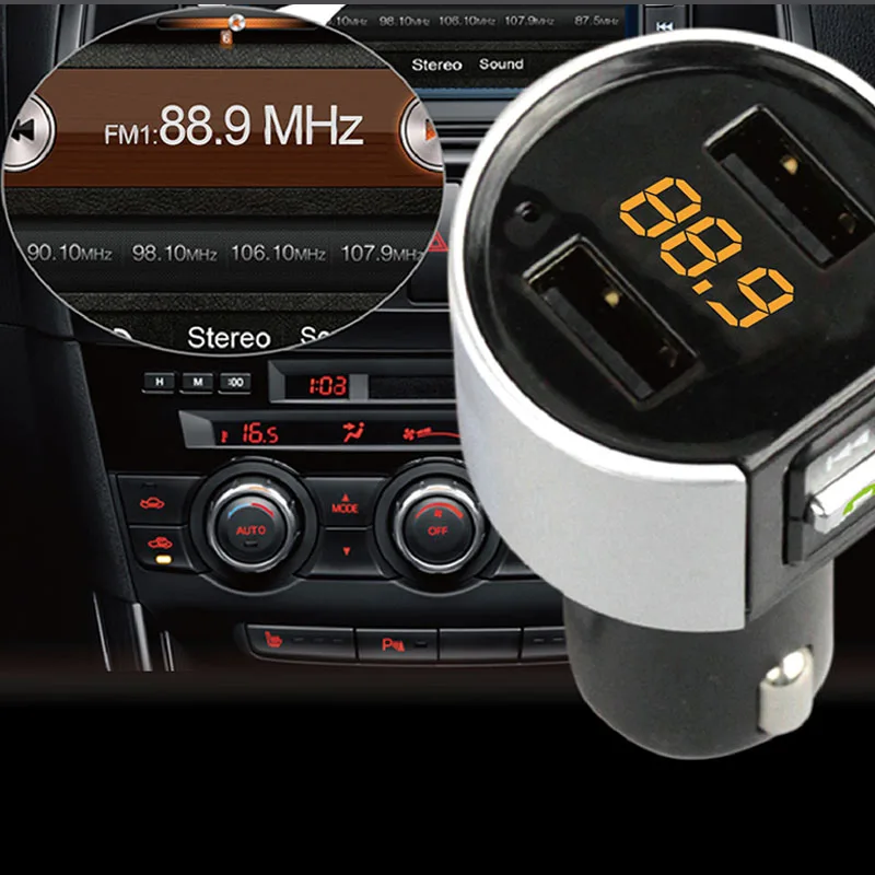 Автомобильный комплект jajabor с Bluetooth громкой связью, fm-передатчик, беспроводная поддержка A2DP, USB диск, mp3-плеер, двойной USB, 5 В/3,4 А, автомобильное зарядное устройство