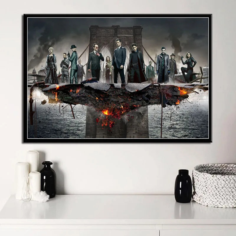 P432 Gotham Hot TV Series Show Art Painting Silk Canvas Poster Wall Home Decor | Дом и сад