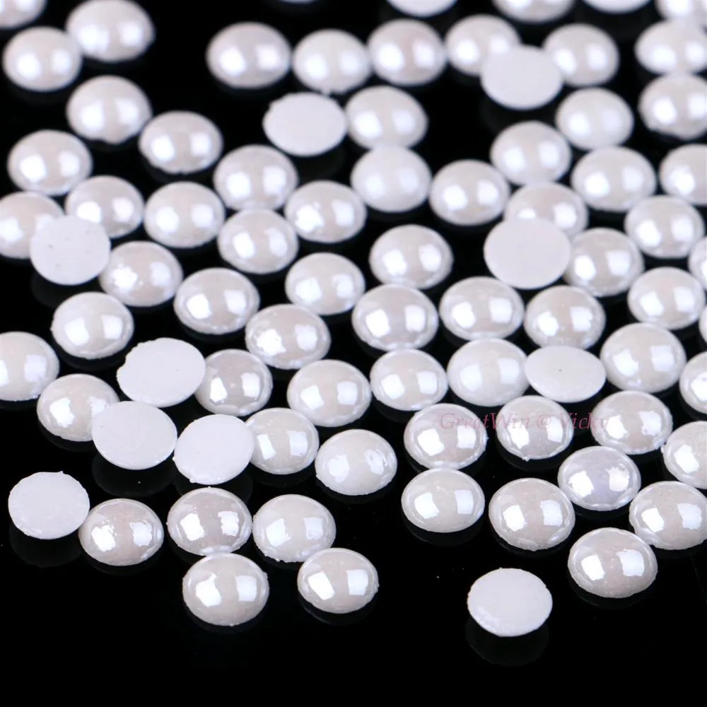 

Ceramic Hotfix Rhinestone 2mm to 10mm White Color Flatback Polymer Clay Rhinestones Hot Fix Strass Stones DIY Iron-On