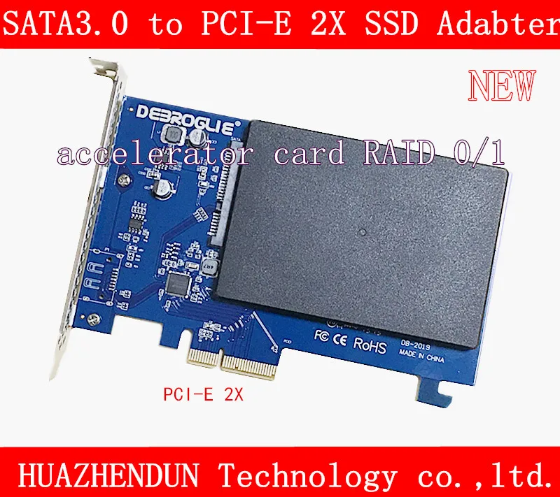 Новая высокоскоростная SATA3.0 для PCI Express X2 SSD DB 2019 карта адаптера SATA III