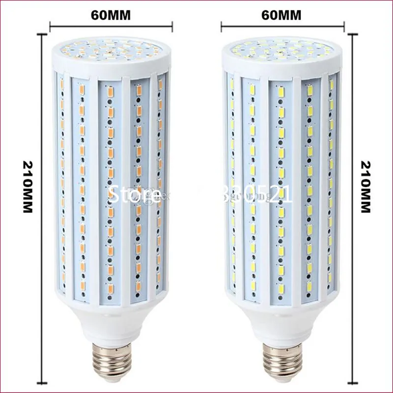 Супер яркая диммируемая SMD 5630 Светодиодная кукурузная Лампа B22 E14 E26 E27 E39 E40