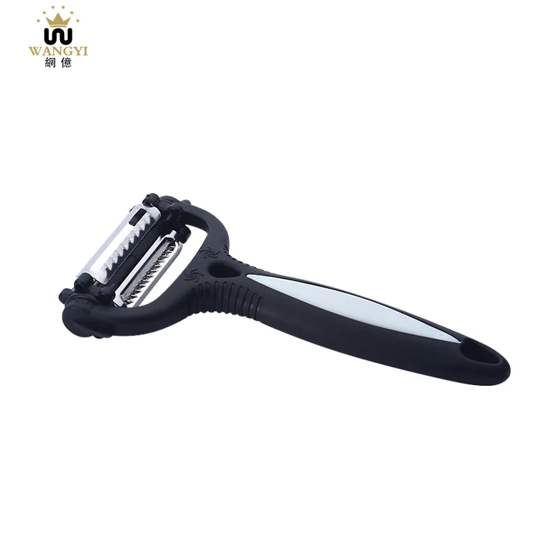 3 in 1 Multi-function Vegetable Slicer With Rotatable Blade Kitchen Tool Melon Zester Stainless Steel Fruit Peeler | Дом и сад