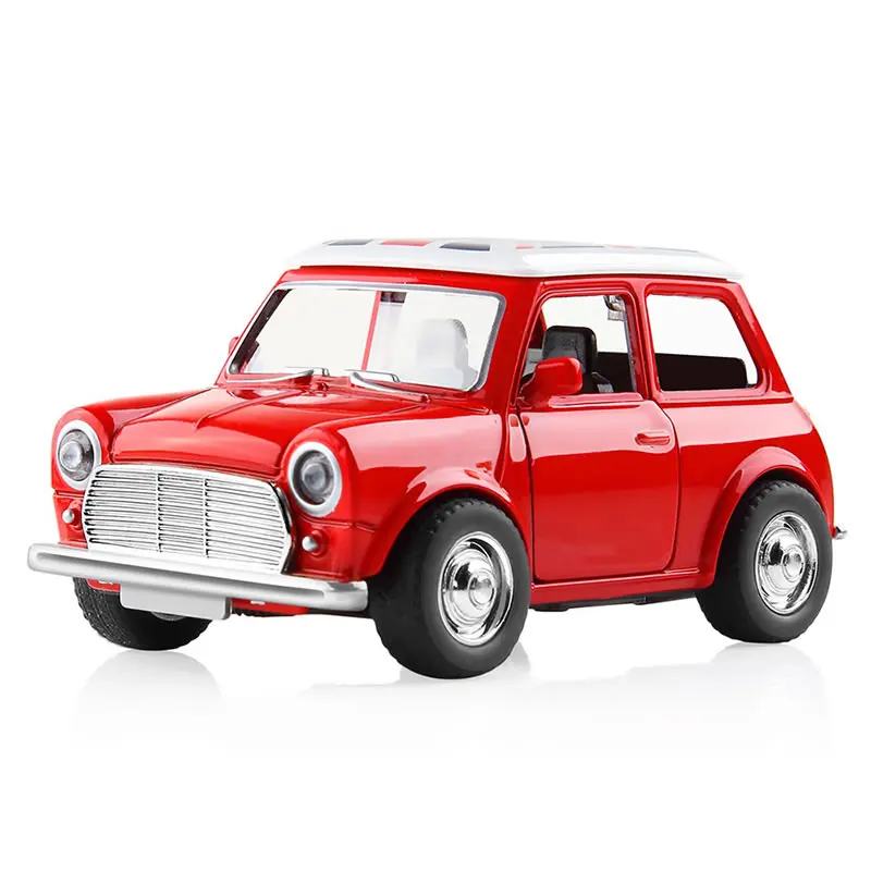 1:38 сплава автомобилей Потяните DIECAST модель игрушки Звук Свет коллекция Brinquedos машинки автомобили игрушки для мальчиков для детей детские новогодние игрушки - Цвет: Red