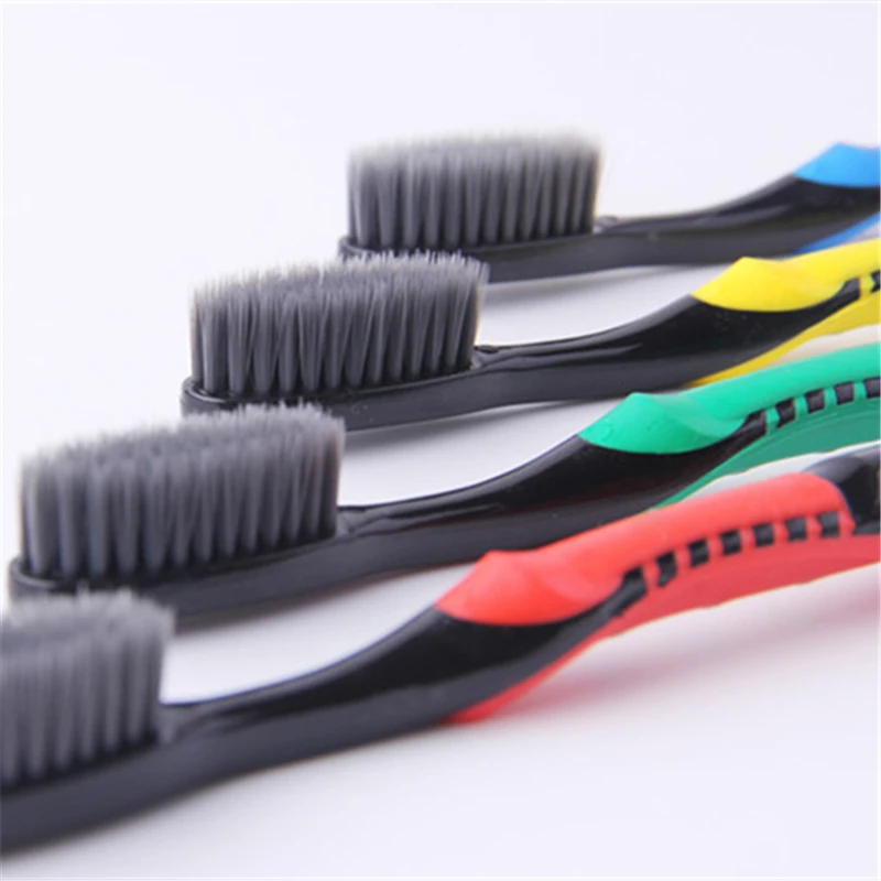 2 шт./упак. бамбуковое древесное волокно Мягкая Щетина зубная щетка для домашнего