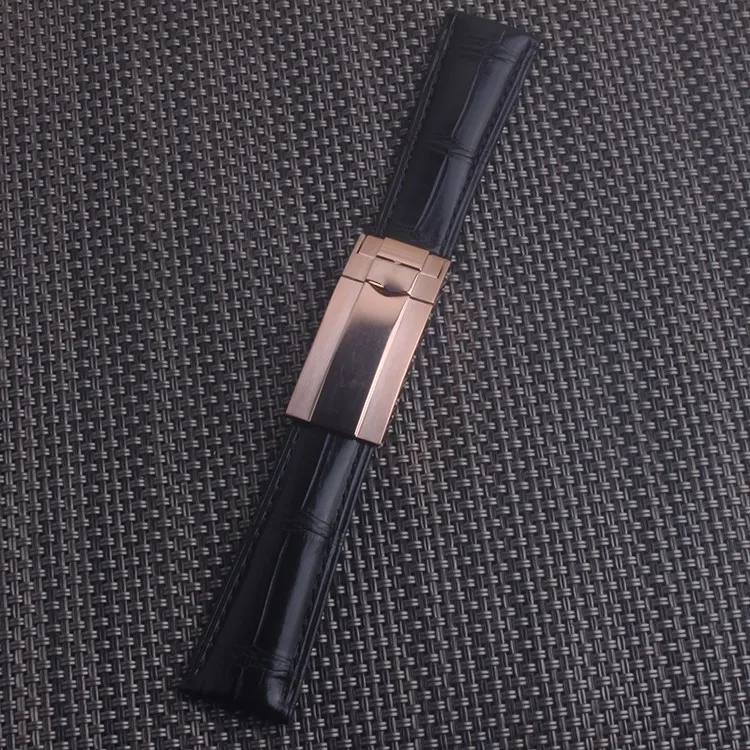 Ремешок из натуральной кожи под крокодиловую кожу для наручных часов браслет с