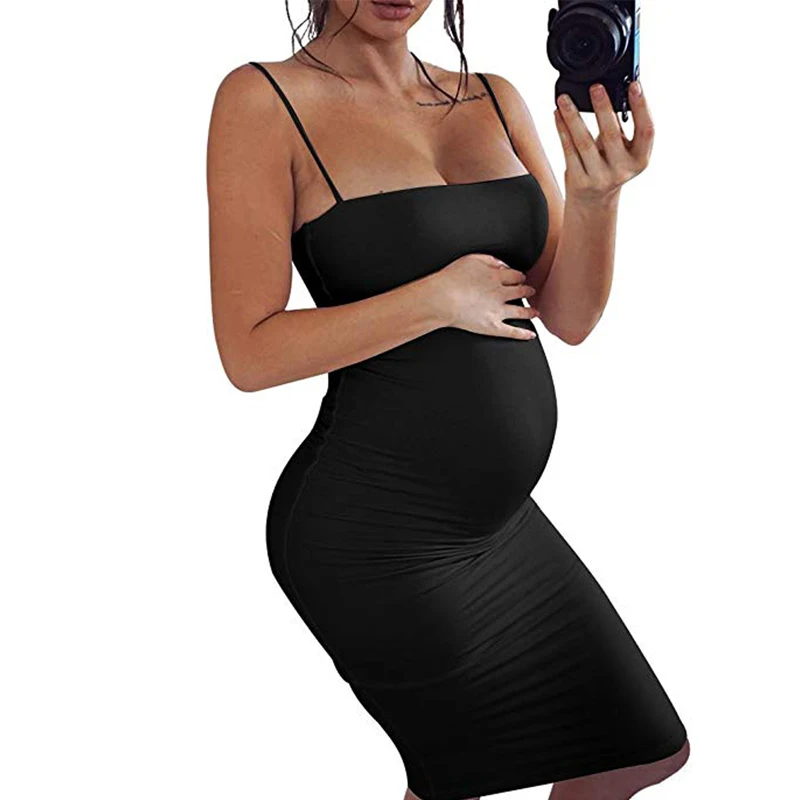 Женские сексуальные спагетти ремень без рукавов Bodycon миди Клубное платье