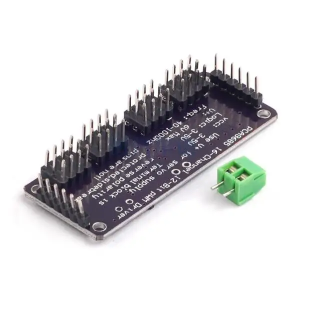 PCA9685 16 каналов/12 бит Fm + I2C шина/ШИМ контроллер серводвигателя|Защита экрана| |