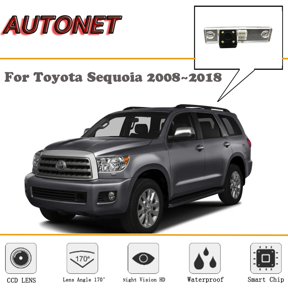 Камера заднего вида AUTONET для Toyota Sequoia MK2 2008 ~ 2018/CCD/ночное видение/камера вида/камера