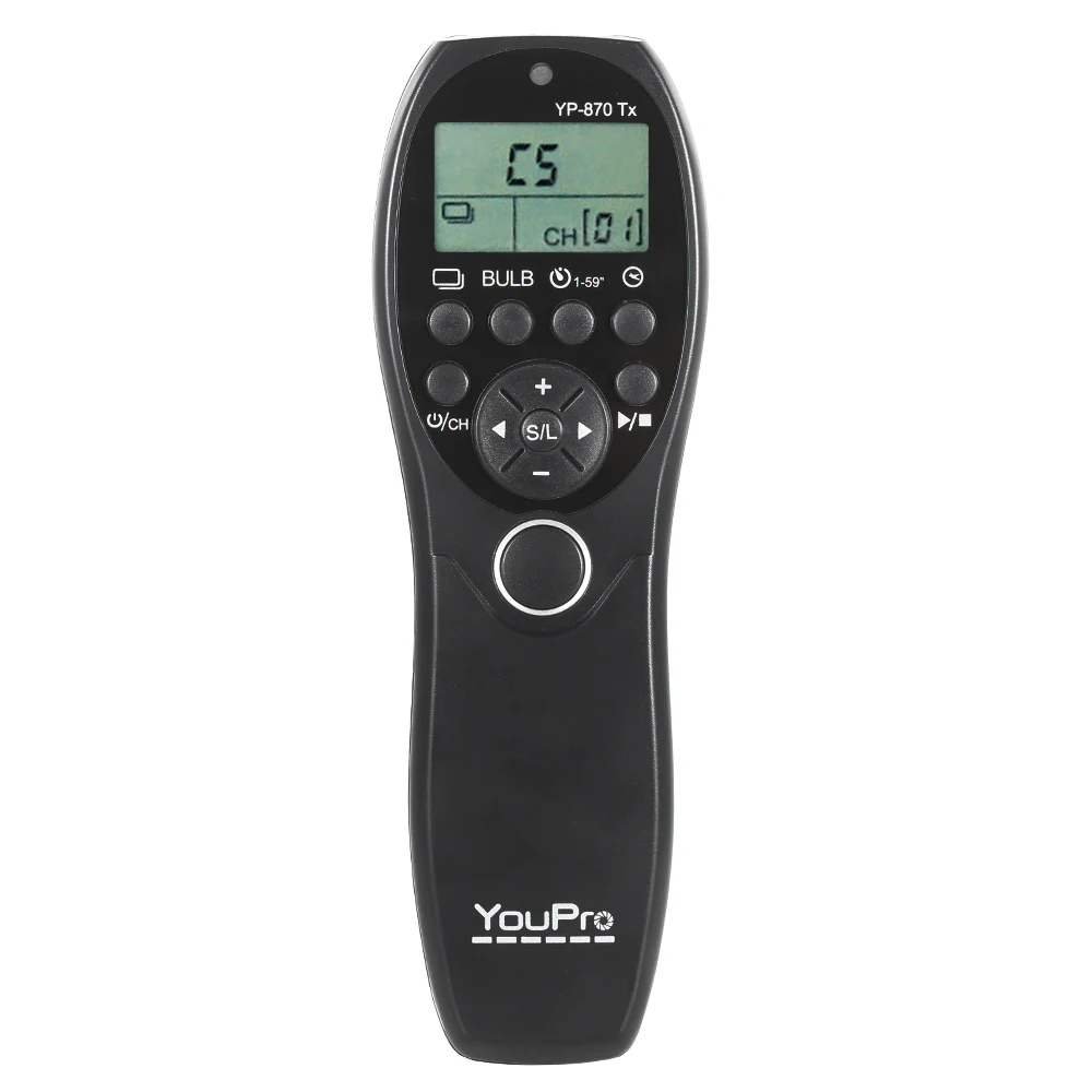 YouPro YP-870II L1 2 4G беспроводной пульт дистанционного управления ЖК-Таймер спуска