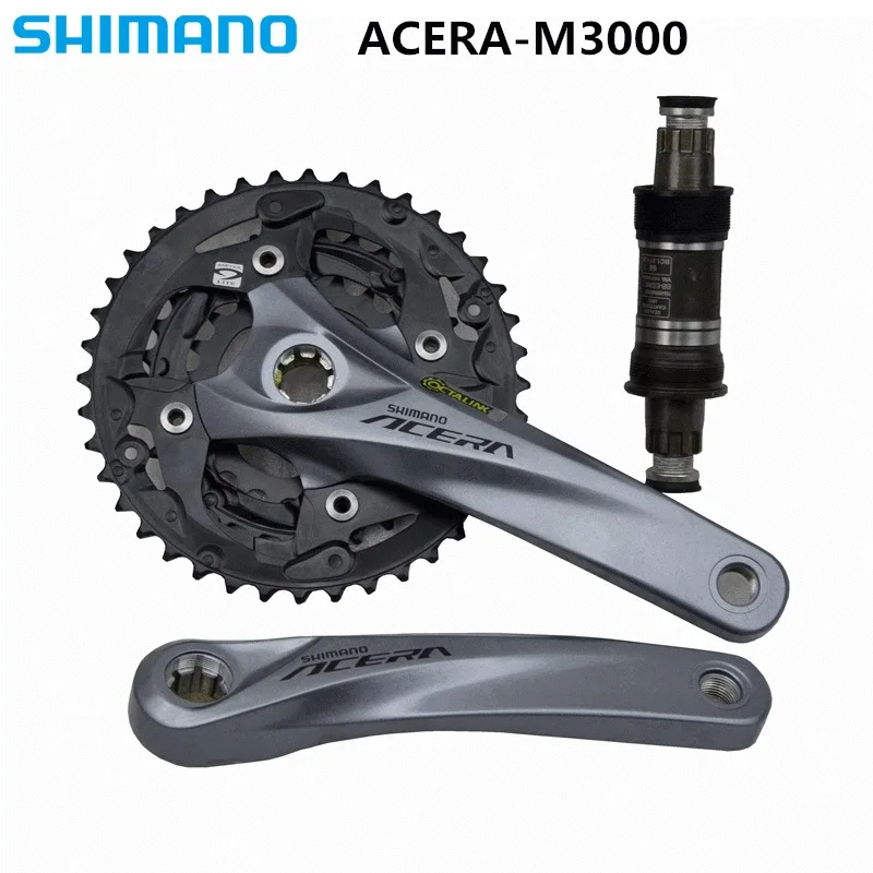 SHIMANO ALIVIO FC M4000 M3000 горный дамбы кривошипно алюминиевый шатун со звездочкой 40 30 22T