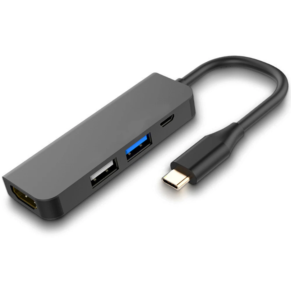4 в 1 комбинированный концентратор USB 3 типа C для 1080P HDMI Micro адаптер Macbook Samsung S9 S8 NOTE 9