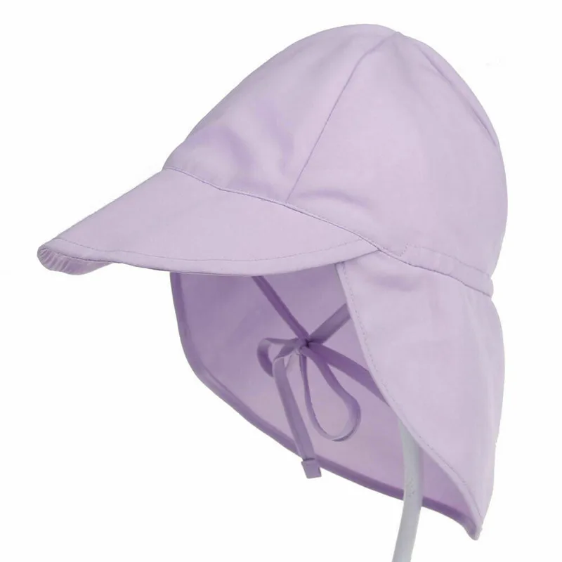 3 Summer Baby Sun Hat Children Outdoor Neck Ear Cover Anti UV Protection Beach Caps Kids Boy Girl Swimming Flap Cap For 0-5 Years - Цвет: 3