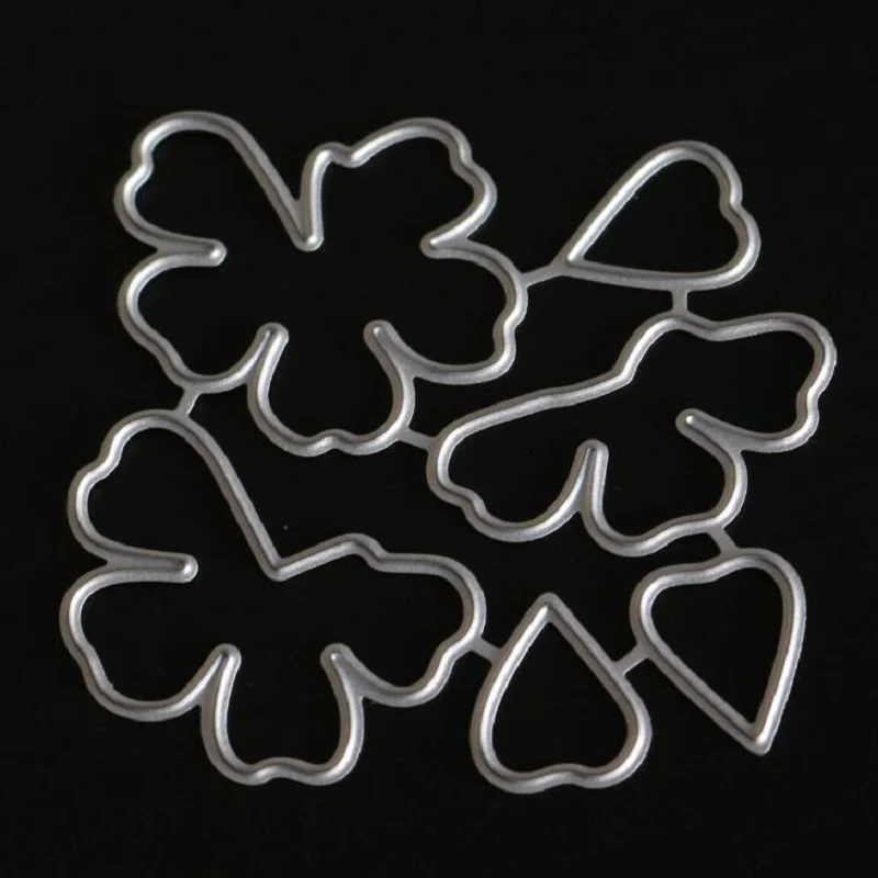 6pcs flowers Petals Metal Cutting Dies and Clear Stamp Set for DIY Scrapbooking Photo Album Decorative Embossing Stencils | Дом и сад
