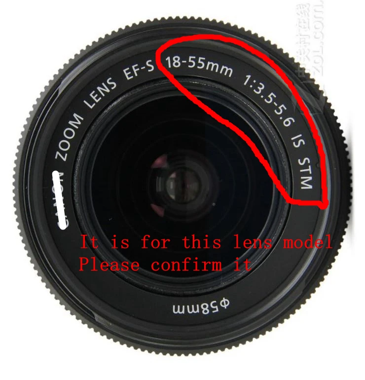 Новинка фотоэлемент 18-55 STM кольцо для фильтра UV фиксированная бочка Canon мм 3 5-5 6 IS