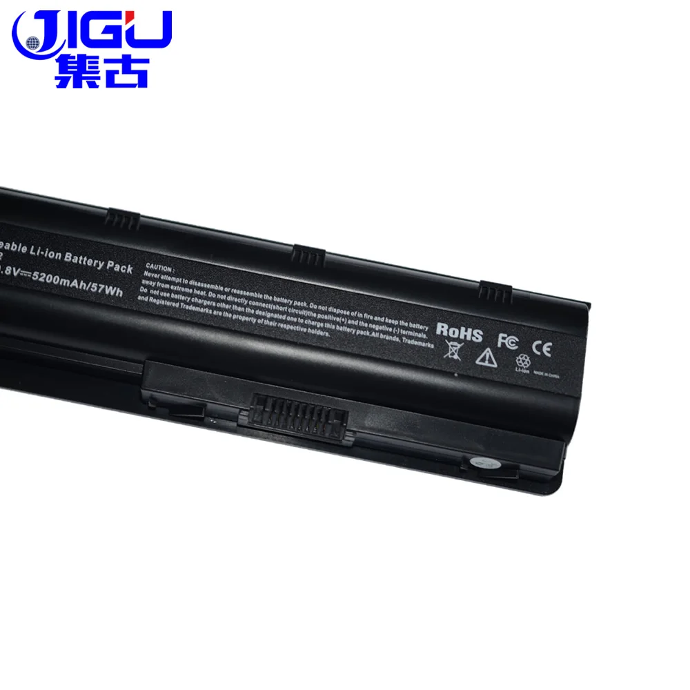 JIGU   HP Pavilion, 6-   HP Pavilion DM4, DM4T, DV3, Dv7-2100, G4, G6, G7, G62, G62T, G72, MU06, HSTNN-UBOW, Presario CQ42, CQ56, CQ62