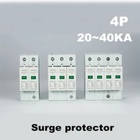 20ka40ka 385v ac 4p spd house surge protector protective low voltage arrested device lightning protection