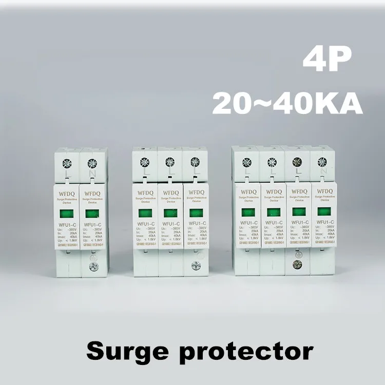 Устройство для защиты от скачков напряжения 20-40 кА 385 в переменного тока 4P SPD |