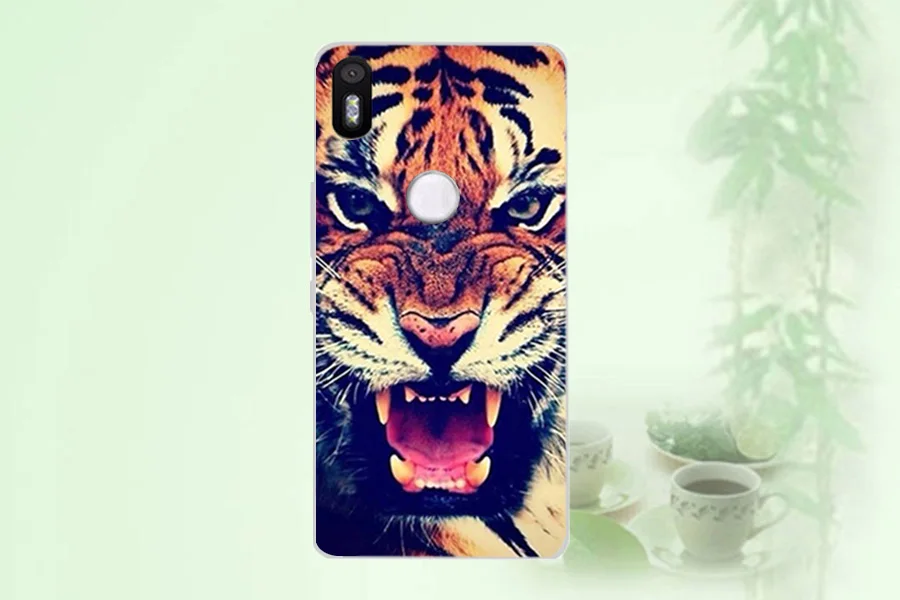 Новый чехол с рисунком льва собака Кот Цветы и Эйфелевой башни Дизайн для BQ Aquaris X /