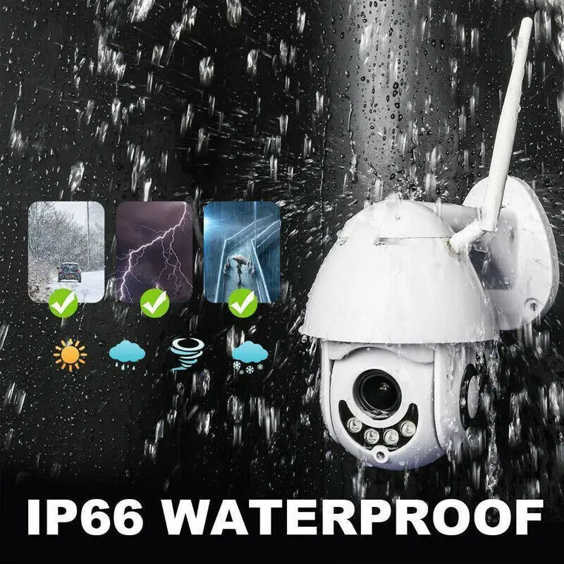 камера видеонаблюдения WI FI Камера наружная наблюдения с датчиком PTZ IP H.265 + 1080 p
