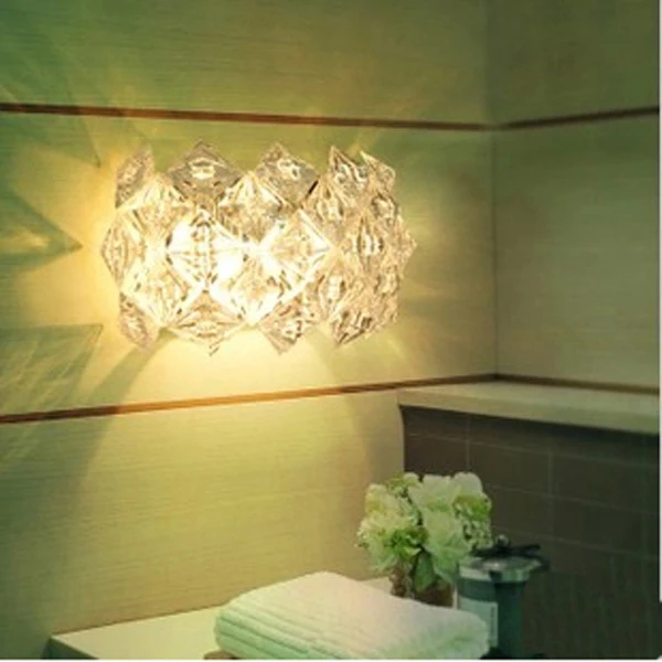 Modern creative designer diamond wall lamp bedroom bedside lamps living room lighting bar hotel hallway | Освещение
