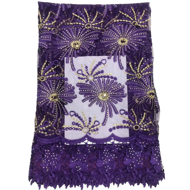 Новейшие Aso Ebi модные Африканские кружева Королевская Синяя Нигерия королевский