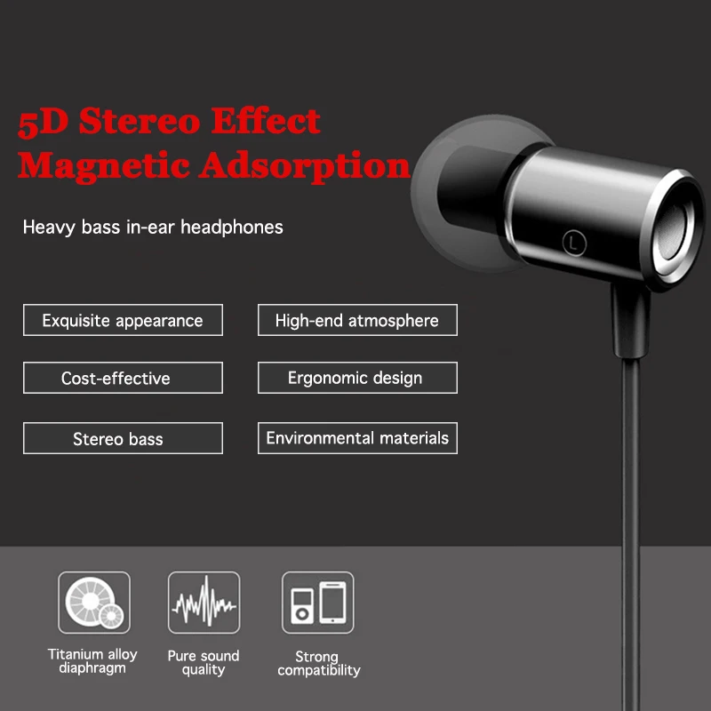 Earphones headphones earbuds stereo headphone with microphone for computer in-ear wired earphones headset | Электроника