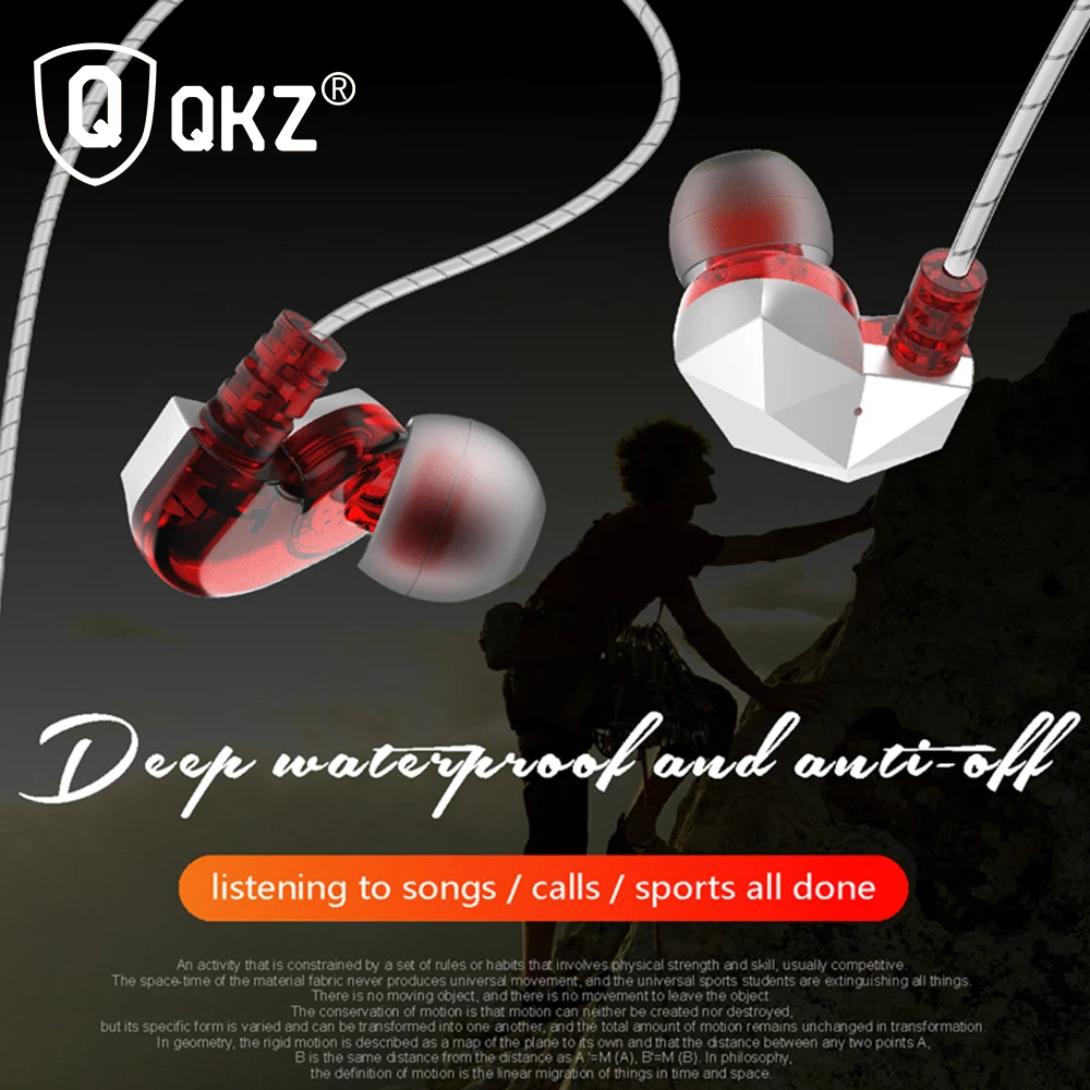 Проводные наушники-вкладыши QKZ CK6 3 5 мм для телефона стерео Hi-Fi гарнитура Xiaomi