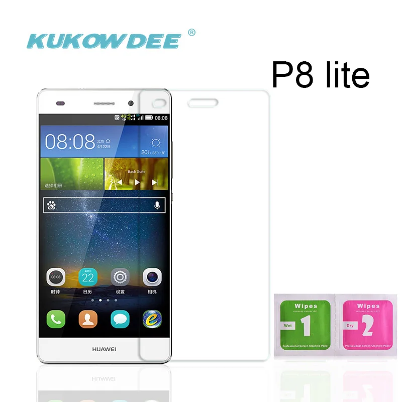 Закаленное стекло 9H для Huawei P8 P9 P10 lite 2017 2 3 4 шт./лот защитная пленка экрана