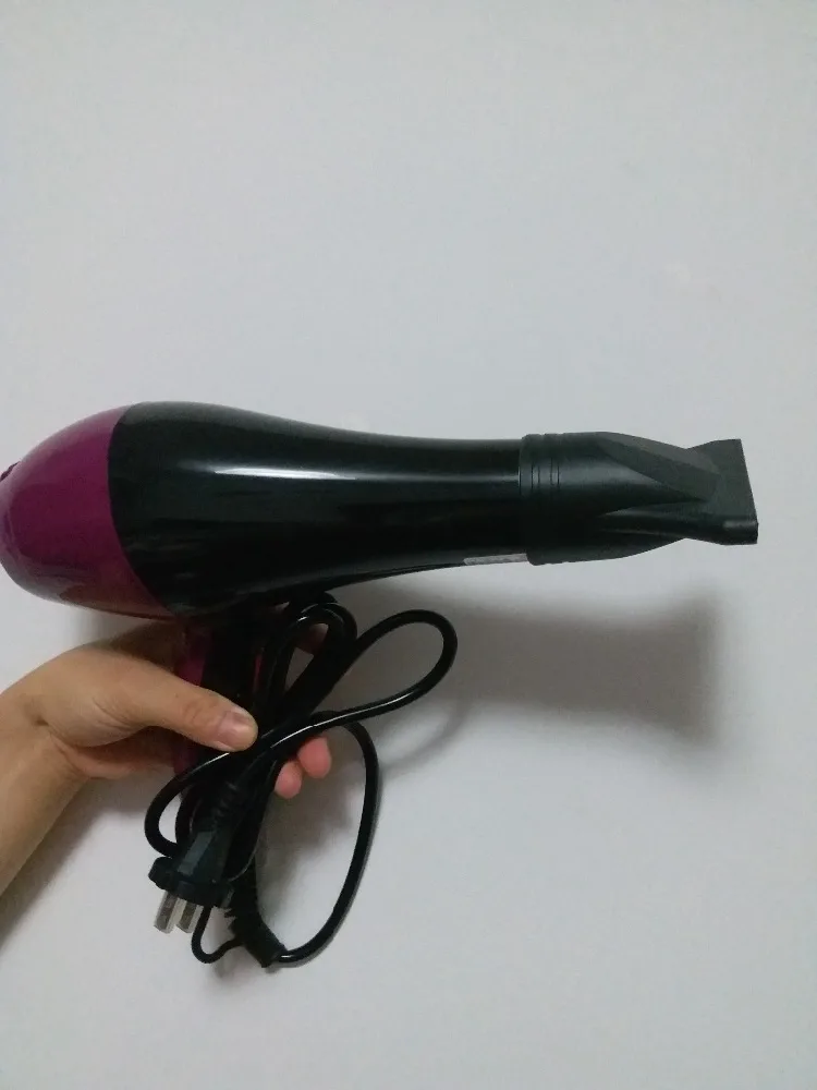 

Фен для волос со звуковым выключением Электрический простой в использовании Pop Blow бытовой вентилятор портативный